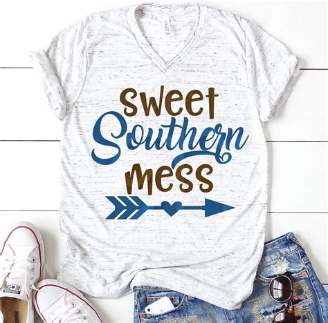 Svg Sweet Southern Mess Svg Southern Svg Southern Saying Etsy Personalized T Shirts