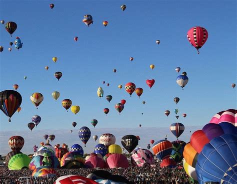Usa New Mexico Balloon Fiesta And Santa Fe Albuquerque International