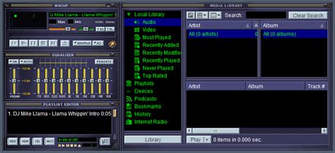Winamp Community Update Project Releases First Winamp Preview Ghacks