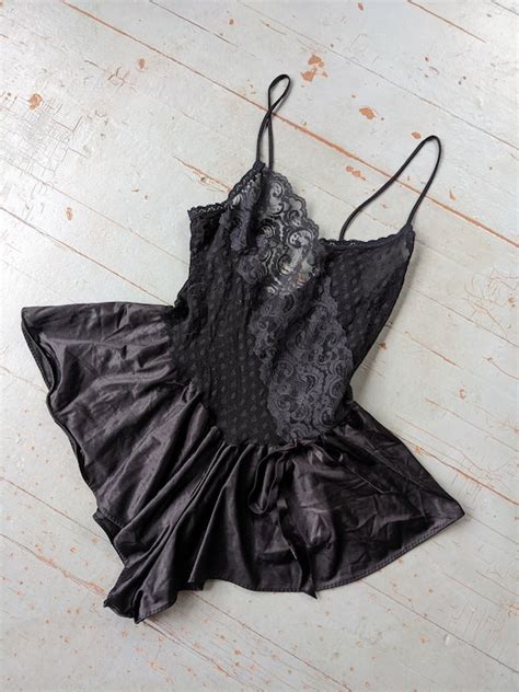 Vintage Black Lace Sexy Gem