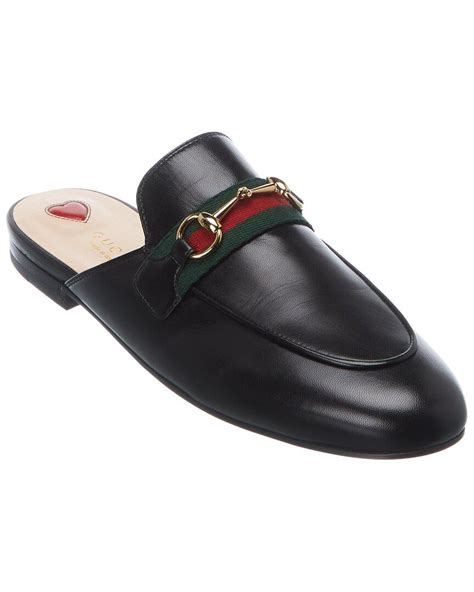 Gucci Princetown Leather Slipper In Black Lyst