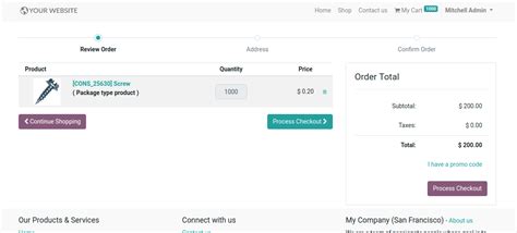 We can go back to it using administrator. Odoo Website Display Packaging Options | Show Product ...