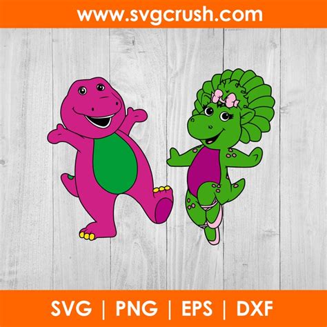 Barney And Friends Svg Eps Png And Dxf Instant Download Etsy