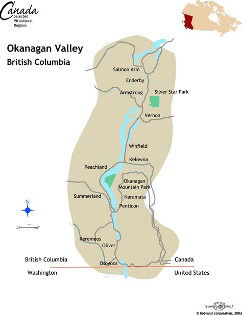 British Columbia Okanagan Valley Canada Naramata Salmon Arm
