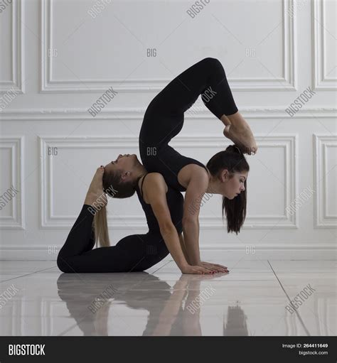 2 Girls Doing Backbend Image And Photo Free Trial Bigstock