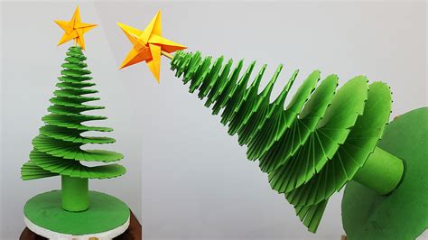 Colors Paper 3d Paper Christmas Tree How To Make Paper Xmas Tree