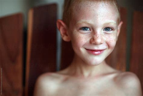 Red Hair Boy With Freckles By Stocksy Contributor Dina Marie