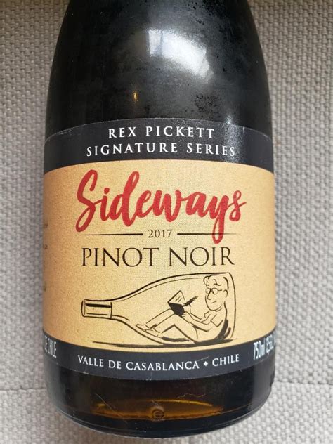 2017 Via Wines Pinot Noir Sideways Rex Pickett Signature Series Chile