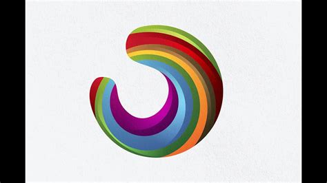 How To Create A 3d Logo Design In Adobe Illustrator Cc Color Full