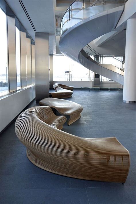 Curved Bench Seating Indoor Banch Hkw