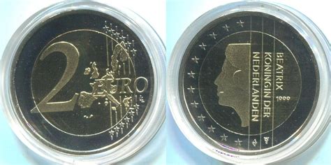 Niederlande 2 Euro 1999 Auflage Nur 16500 Pp Ma Shops