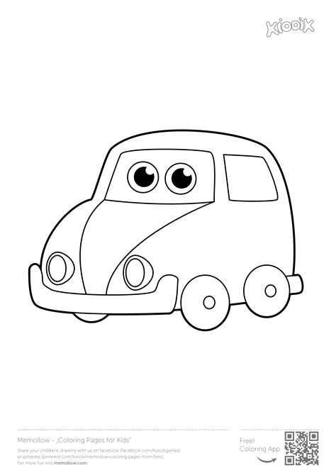 Download "Beetle Car" #memollow to print #coloring pages for #kids ...