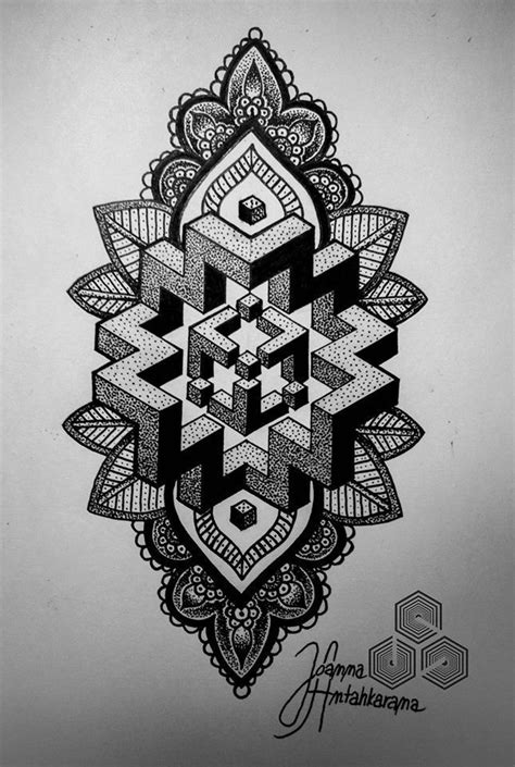 Sacred Geometry Tattoo Stencil Regine Read