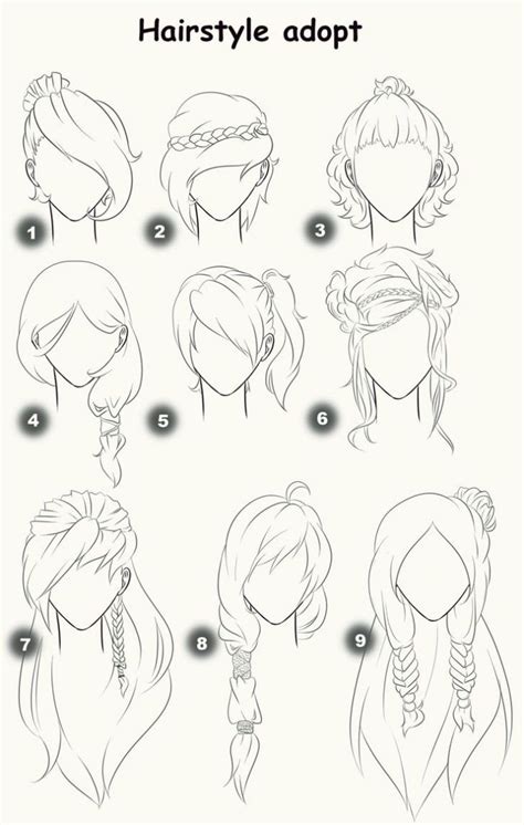 Female Side View Hair Drawing Kripe87