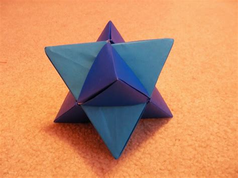 Origami Tetrahedron Origami Instructions Art And Craft Ideas