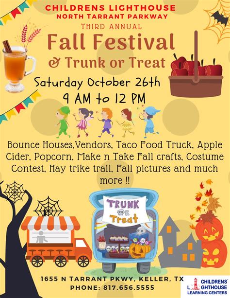 3rd Annual Fall Festival Trunk Or Treat Keep It In Keller