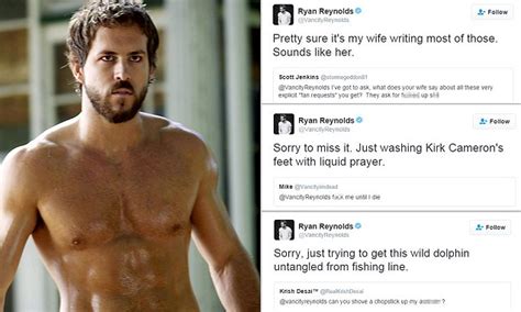 Ryan Reynolds Delights Twitter With His Replies To Fans Obscene Sexual