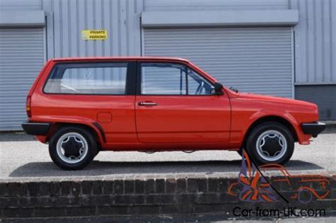 Vw Volkswagen Polo Mk2 Breadvan 13 Cl 1984 Low Mileage Red 3dr