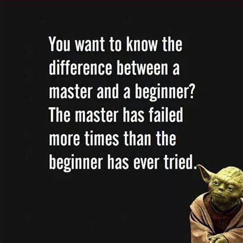 Follow us on facebook and twitter! You want to know the difference between a master and a beginner? The master has failed more ...