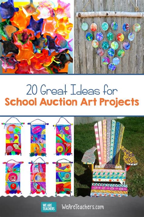 class art projects for auction high school