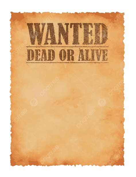 American Vintage Grunge Wanted Poster Templateillustrated In Vector