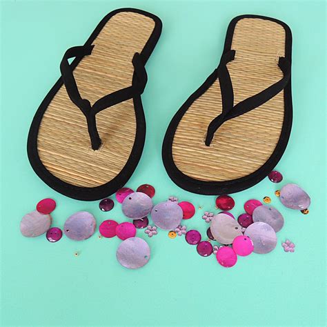 Diy Flip Flops Thatll Make Your Feet Sparkle Sewing With Bobbin