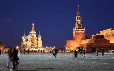 Cityscapes Russia Moscow Kremlin Red Square Saint Basil S Cathedral