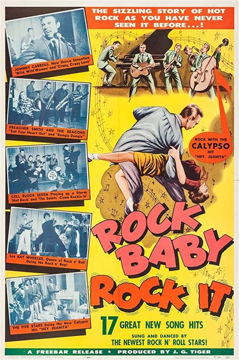Rock Baby Rock It 1957 Classic Movie Posters Old Movie Posters