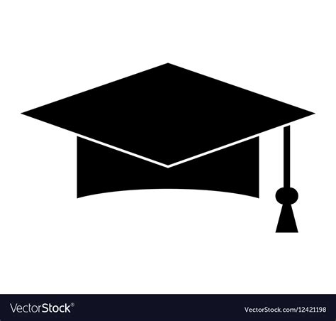 Graduation Hat Icon Royalty Free Vector Image Vectorstock