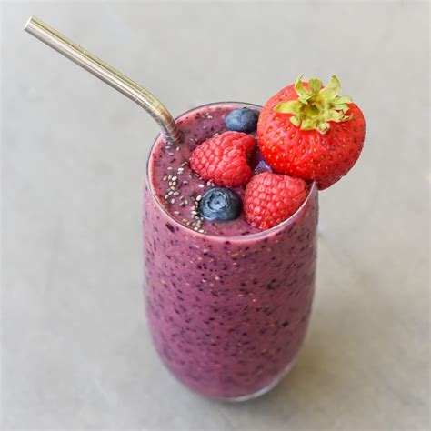 Immune Boosting Triple Berry Smoothie • Southern Parm