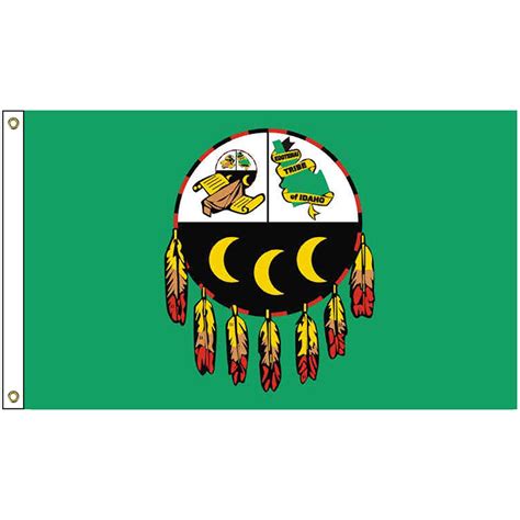 Nat 4×6 Kootenai 4′ X 6′ Kootenai Of Idaho Tribe Flag With Heading And