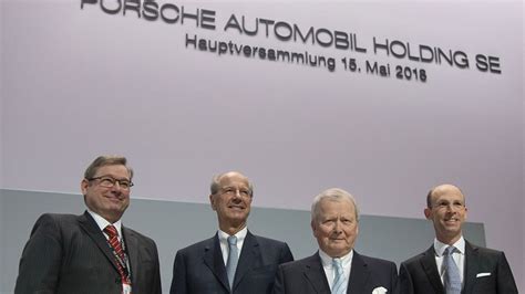 Hauptversammlung Porsche Generationswechsel Schreitet Voran