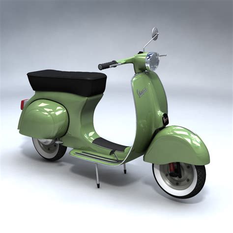 The vespa and rome have a love affair that can't be denied. 3ds max vespa scooter vintage