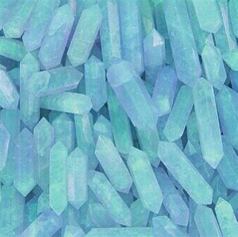 Crystals Aesthetic Tumblr Backgrounds Blue Aesthetic Light Blue