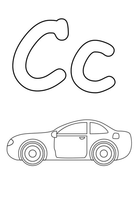 Printable Letter C Coloring Pages Printable Word Searches