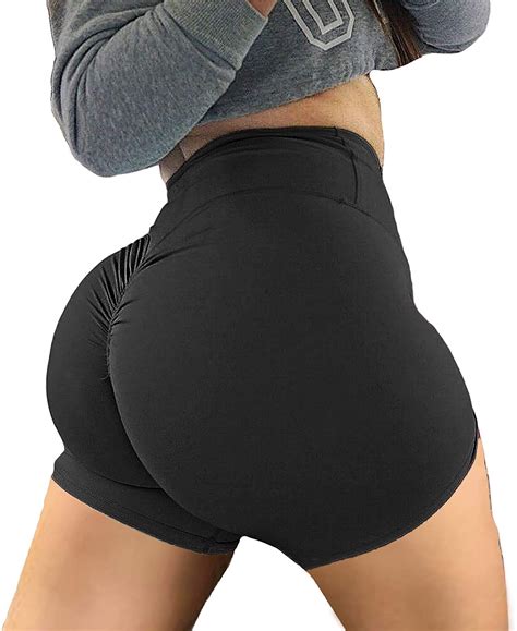 Kiwi Rata Booty Shorts For Women High Waisted Yoga Shorts Sexy Butt