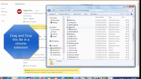 Open program files (x86) and find internet download manager folder. How to add IDM extension in google chrome - YouTube