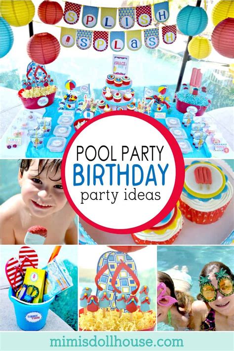How To Plan The Perfect Pool Party Mimis Dollhouse