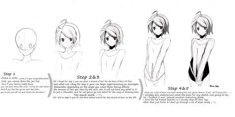 Anime Girl Step By Step By Panda Sahn On Deviantart