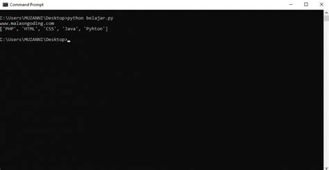 Tutorial Python Operasi Tipe Data Dictionary Malas Ngoding
