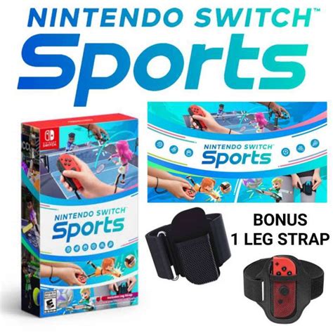 Jual SUPERGAMESHOP Nintendo Switch Sports Bonus Leg Strap Official Di