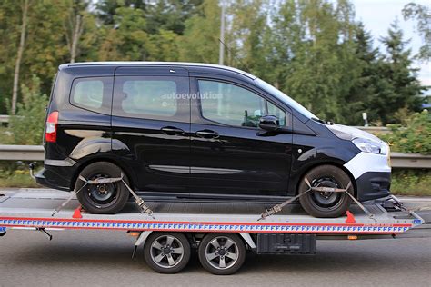First Spy Shots Of 2018 Ford Tourneo Courier Facelift Autoevolution