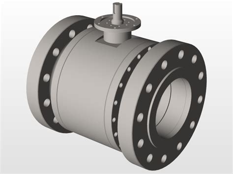 Ball Valve 3d Cad Model Library Grabcad