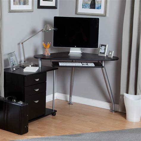 Size small desks & computer tables : Small Computer Desk for Bedroom - Home Furniture Design