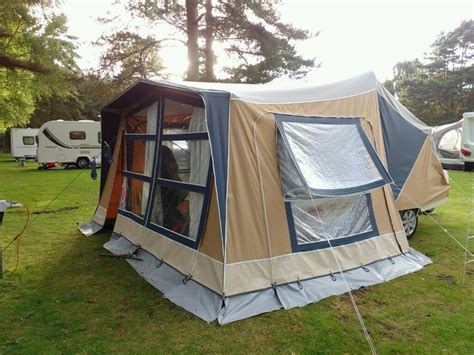 Camplet Classic Plus Trailer Tent With Side Annexe And Sun Canopy In