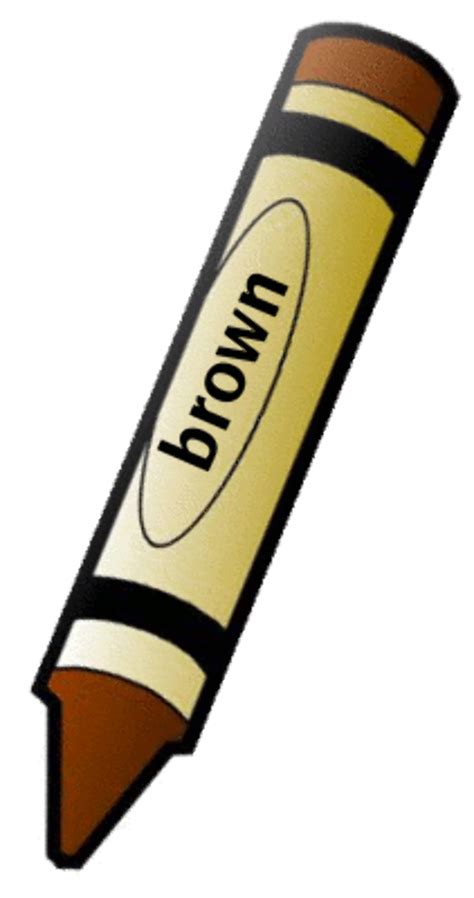 Download High Quality Crayons Clipart Brown Transparent Png Images
