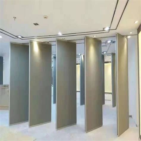 Office Banquet Hall Material Wall Dividers Folding Sliding Movable
