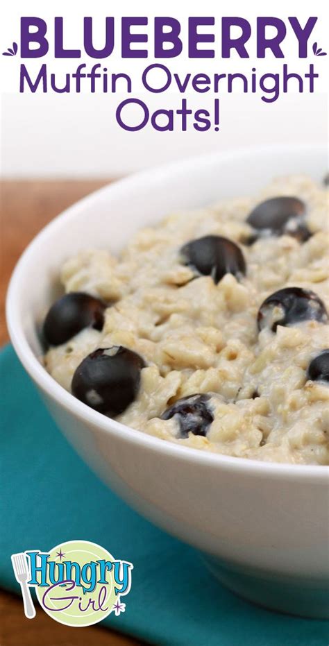 They also act as an oatmeal thickener, but you can leave. Blueberry Muffin Overnight Oats | Recipe | Low calorie ...