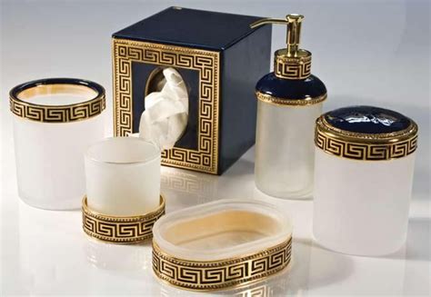 And with white the most common choice for. Interior Decor -- Black, Gold & White Bathroom Accessories ...