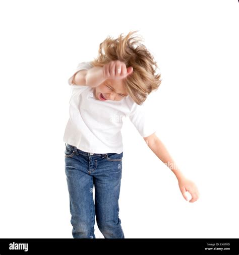 Children Excited Kid Epression With Winner Gesture Stock Photo Alamy